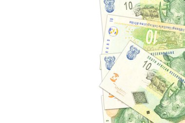 copyspace ile bazı 10 güney Afrika rand banknotlar