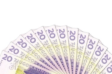 copyspace ile yaklaşık 20 İsveç Kronu banknotlar
