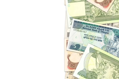 copyspace ile bazı Etiyopya lı birr banknotlar growin gösteren