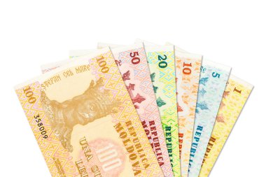 co ile büyüyen ekonomi gösteren bazı moldovan leu banknotlar