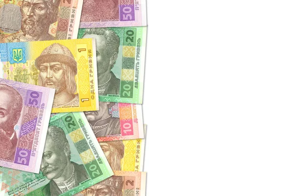 Některé ukrajinské hryznie bankovek ukazující rostoucí ekonomiku Wi — Stock fotografie