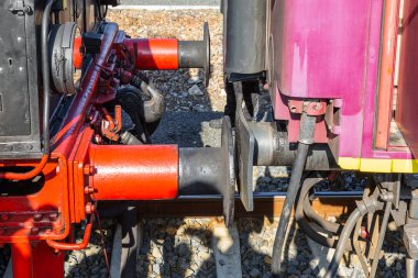 Bautzen, Saksonya, Almanya - 10.13.2019; ihale vagona bağlandı