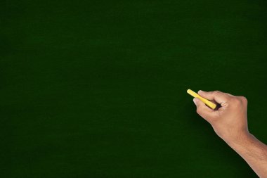 Kara tahta yazma el / yazı tahtası