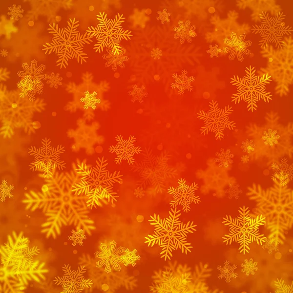 Copo Nieve Dorado Fondo Navidad Abstracto — Foto de Stock