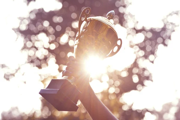 Winner Concept Golden Cup — Stock Photo, Image