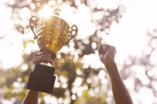 Winner Concept Golden Cup — Stock Photo, Image