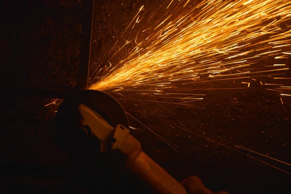 Magic glowing Flow of Sparks in the Dark background