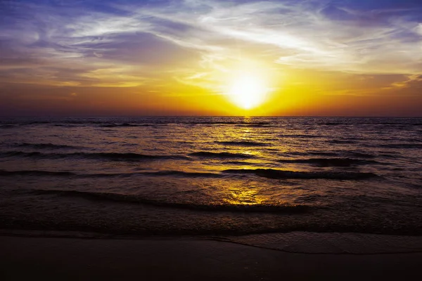 Dramatic Sunset Indian Ocean — Stock Photo, Image