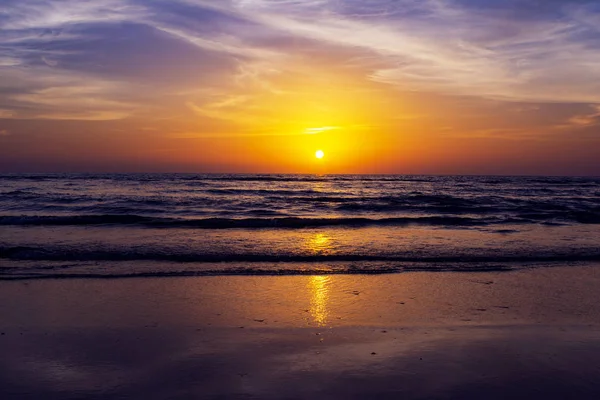 Dramatic Sunset Indian Ocean — Stock Photo, Image