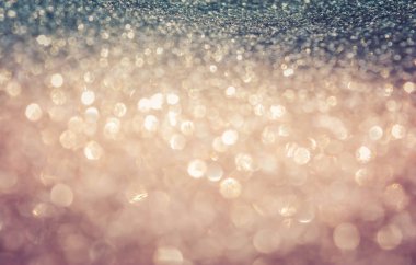 Sarı renkte Glitter - Noel arka plan