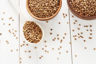 Bütün buğday tahıl ahşap tablo