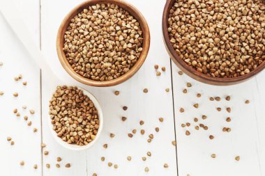 Bütün buğday tahıl ahşap tablo