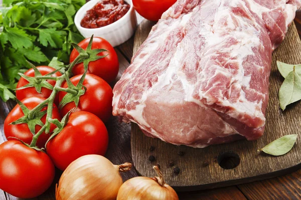 Raw meat pork — Stock Photo, Image