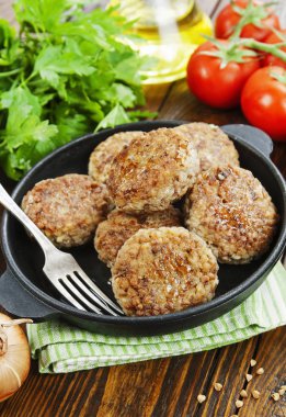  Tavada karabuğday burger