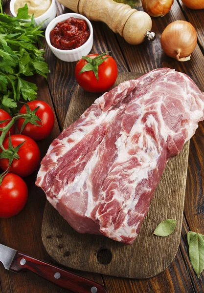 Raw meat pork — Stock Photo, Image