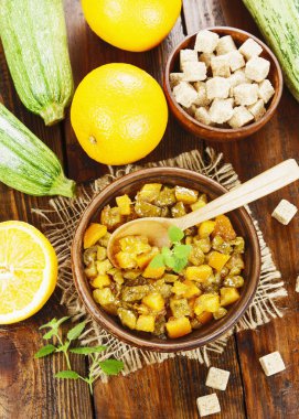 Portakal ile kabak reçel