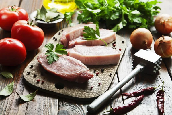 Raw meat pork — Stock Photo, Image