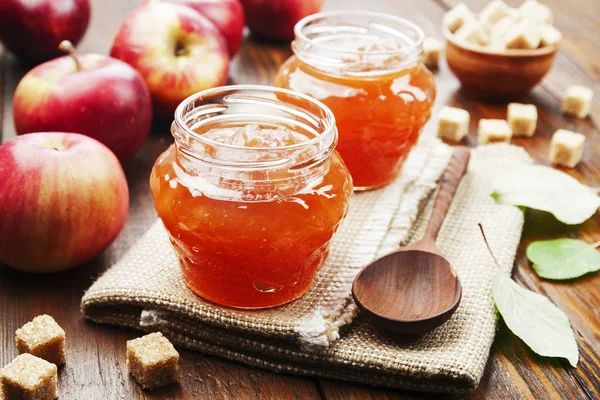 Mermelada de manzana fresca —  Fotos de Stock