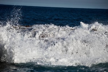 Bir dalga yakın çekim