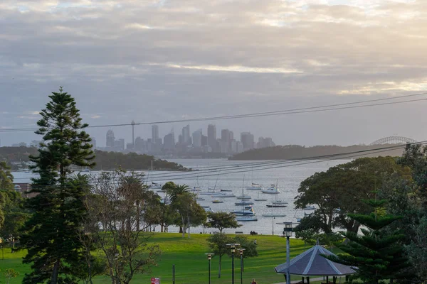 Hermoso Paisaje Sydney Muy Lejos — Foto de Stock