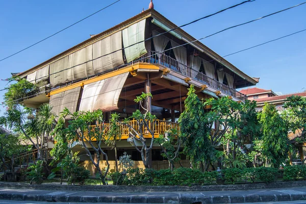 Casa Balinese Con Piante — Foto Stock