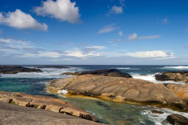 Güneşli bir günde Danimarka 'ya Greenspool manzarası