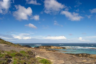 Güneşli bir günde Danimarka 'ya Greenspool manzarası