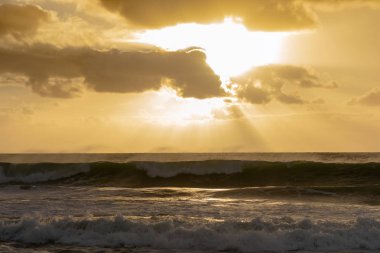 Gün Batımında Mandurah Plajı
