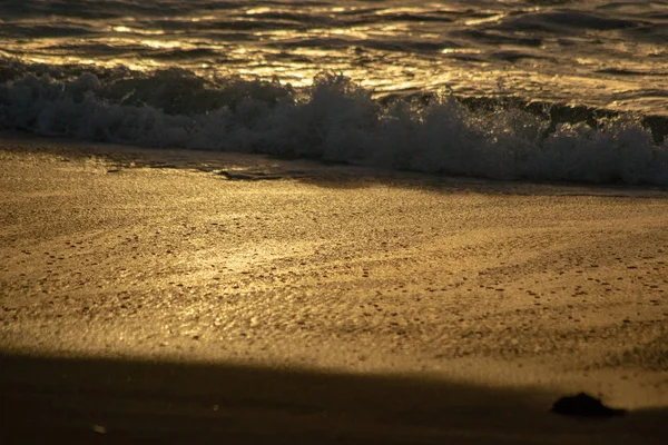 Mandurah Beach Vid Solnedgången — Stockfoto