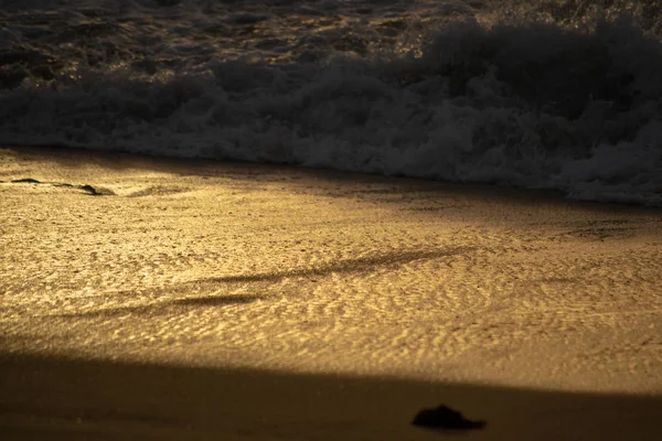 Mandurah Beach Bij Zonsondergang — Stockfoto