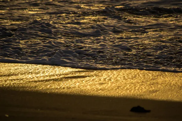 Mandurah Beach Vid Solnedgången — Stockfoto