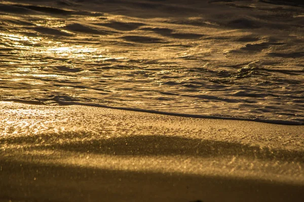 Mandurah Beach Bij Zonsondergang — Stockfoto