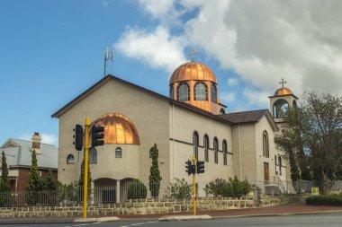 Plaja yakın güzel Avustralya mimarisi
