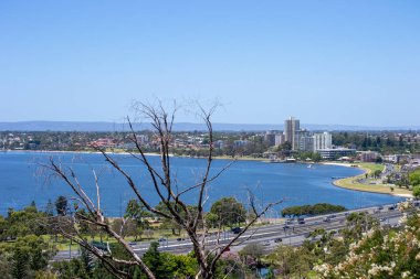 Cityscape Perth ve Kuğu Nehri