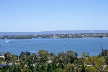 Cityscape Perth ve Kuğu Nehri