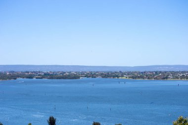 Perth peyzaj ve swan river
