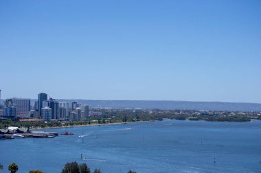 Perth peyzaj ve swan river