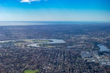 Perth yatay bir düzlem şehrin