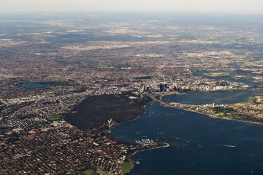 Perth yatay bir düzlem şehrin