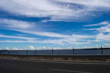 Perth bulutlu gökyüzü manzara