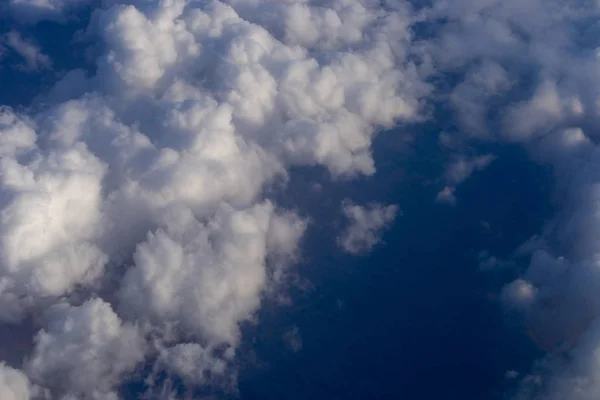 Nubes Cielo Desde Avión — Foto de Stock