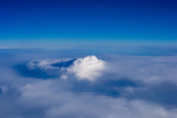 Clouds Sky Plane — Stock Photo, Image