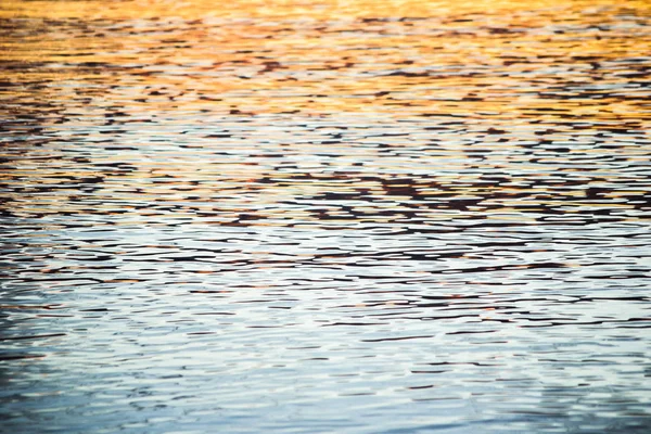 Dettail Vatten Vid Solnedgången Reflektioner — Stockfoto