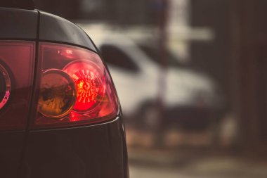 araba arka aydınlatma dettail