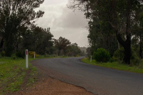 Landschaft Von Perth Umgebung Outback Grüne Natur Bewölkt Tag — Stockfoto