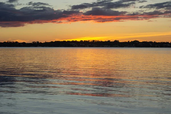 Paisaje Del Río Swan Atardecer —  Fotos de Stock