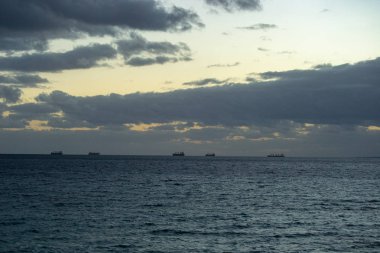 Plaja yakın güzel Avustralya mimarisi