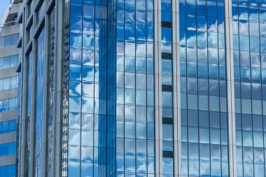 Bir cam bina Avustralya mimarisinin Dettail