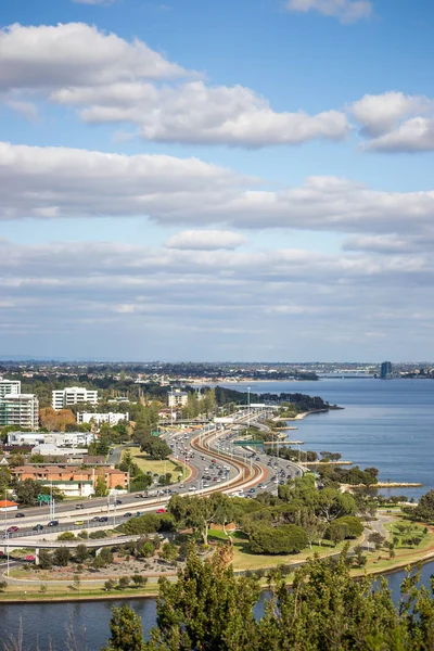 Paisaje Perth Mirando Hacia Sur Desde Parque Kings — Foto de Stock