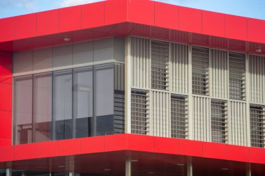 Arquitecture detay kırmızı bina